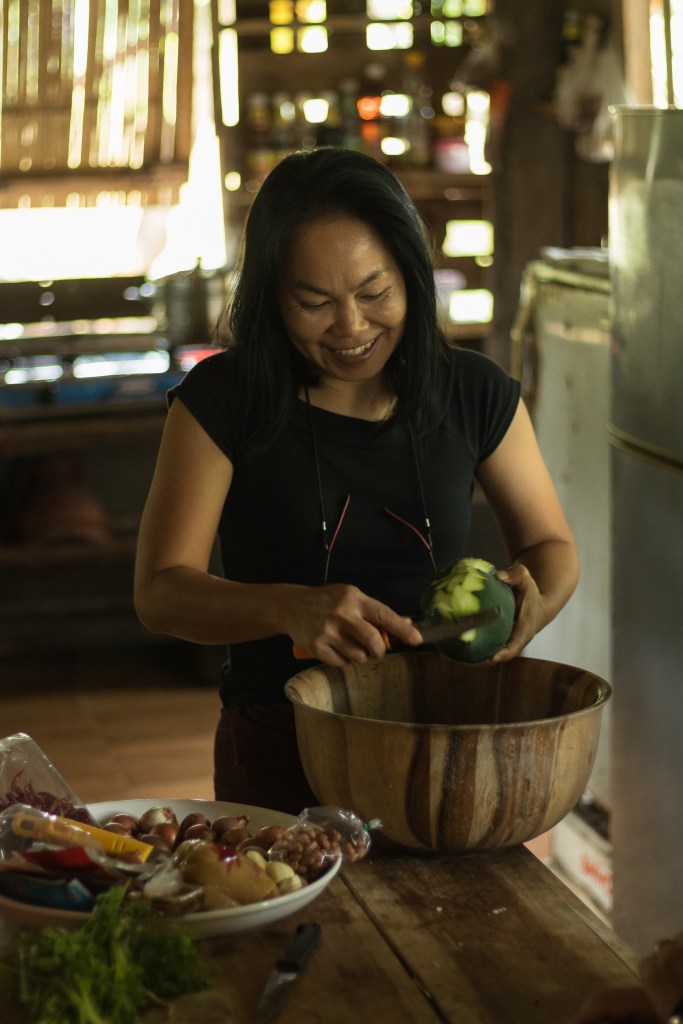 cooking class chiang rai organic food thailand homestay chez l'habitant