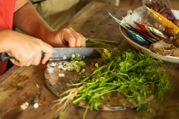 cooking class chiang rai organic food thailand homestay chez l'habitant